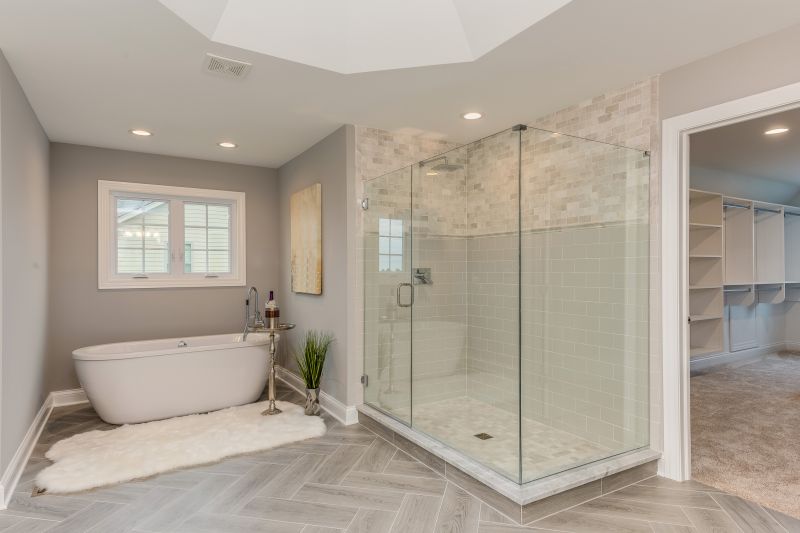 Bathroom with Walk-In Shower and Glass Enclosure